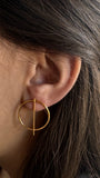 Boucles d’oreilles "Épure" – L’Art du Design Géométrique