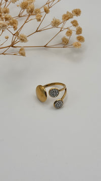 Loubna | Bague Ajustable En Acier Inoxydable