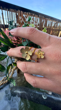 Justine | Bague Ajustable En Acier Inoxydable
