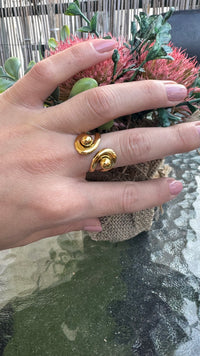Mina | Bague Ajustable En Acier Inoxydable