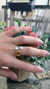 Loubna | Bague Ajustable En Acier Inoxydable