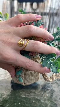 Aya | Bague Ajustable En Acier Inoxydable