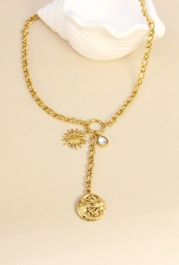 Yasmine|Collier En Acier Inoxydable